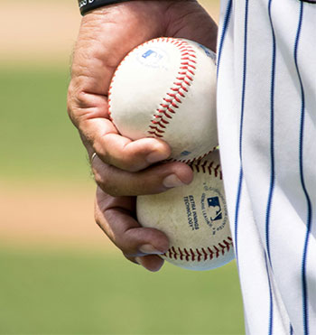 baseball balls in sporting events